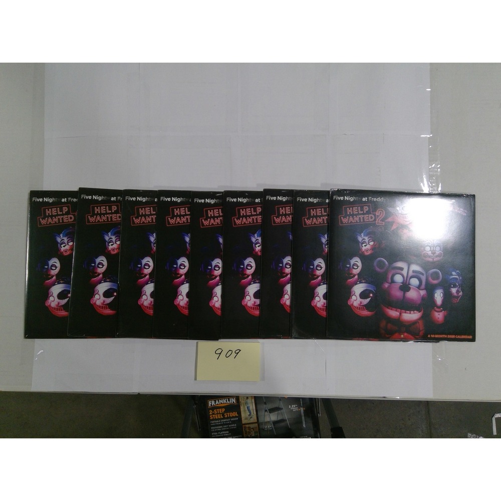 DateWorks Five Nights at Freddys Help Wanted 2 2025 Wall Calendar Lot of 9
